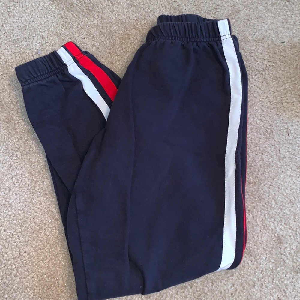 John Galt Sweatpants Red, Navy, and White